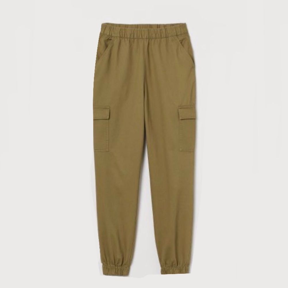 h&m green cargo pants